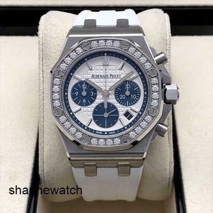 Últimos relógios de pulso AP Relógio de pulso Royal Oak Offshore Série 37mm Diâmetro do relógio Mecânico Automático Borracha Moda Lazer Masculino e Feminino Relógio Famoso