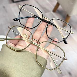 Sunglasses Frames Computer Glasses Men Spectacle Anti Blue Light Goggles Glare Eyeglasses Frame Women Ellipse Clear Lens Fake