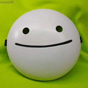 Máscaras de desenhista dos desenhos animados sorriso sonhos máscaras anime capacete branco máscara cosplay máscaras de halloween festa adereços acessórios cosplay traje fantasia