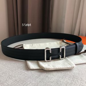 Högkvalitativ klassisk designerbälte för kvinnor rostfritt stål h spänne aaa äkta läder kvinnor bälte retro lyxguldplätering herr bälte 90-125 cm reversibelt bälte h47