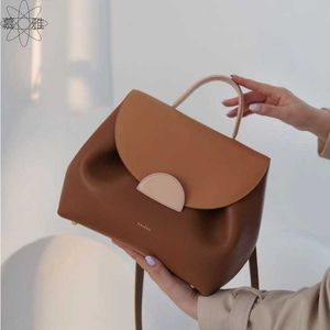 حقيبة الوجه الصغيرة المبتسمة في Polfrench مع تصميم مناسب ، Lychee Pattern Leather Leather Crossbody Crossbody Crossbody for Women 240306