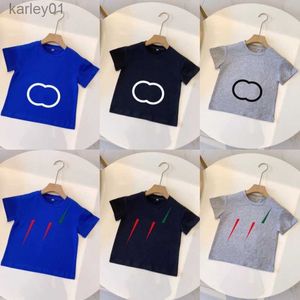 T-Shirts Çocuk T-Shirts Düzensiz Erkek Kızlar Yaz Tee Finger Gevşek Çocuk Bebek Çocuklar Gençlik Kısa Kollu T-Shirt Baskı 240306