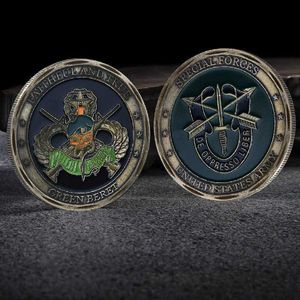 Arti e mestieri Moneta commemorativa militare statunitense Medaglia commemorativa della forza corazzata dell'esercito americano Mercante T240306