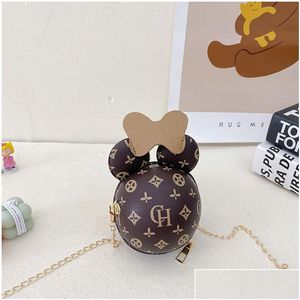 Handbags Kids Cute Crossbody Purse Shoder Bag Little Girls With Cartoon Mouse Ears Drop Delivery Baby Maternity Accessories Bags Dhu4G
