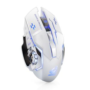 Mouse wireless originale Wolf X8 silenzioso da 2,4 GHz USB 24000 DPI Mouse ottico per ufficio domestico utilizzando PC portatile Gamer con confezione per la vendita al dettaglio