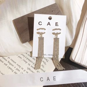 Earrings Designer Elegant Women's Boutique Tassel Chain Romantic Style Gift Jewelry Spring New Brand Earrings with Box