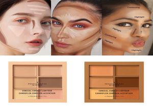 Brand 6 Colors Eye Heaeler Highlighter Powder Palette Contouring Highlighter Bronzer Face Makeup Powder8706377