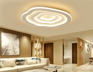 Moln Moderna LED -taklampor för vardagsrummet Sängrum Vit färg Plafon Led Home Tak Lampara Techo AC110V240V5687001