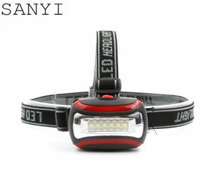 Taşınabilir Mini 6 LED Far 3 Mod Işın Işık 3 Far Fener Kafa Lambası Torçu Headband ile Açık Işık için