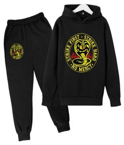 2021 Hoody Cobra Kai Animal Snake Print Nowy jesień ciepły chłopiec z kapturem HARAJUKU Kid Bluza Street Fashion Punk Girl Pullover467904589585