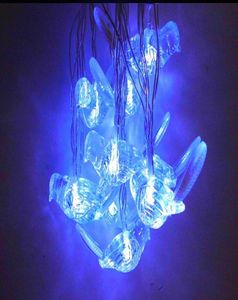 25m 10LED Luci solari per uccelli Animali LED piccola lampada da notte decorazione della stanza dei bambini Stringa di luce decorativa per giardino di Natale5308345