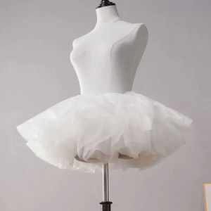 kjol kvinnor 6 lager tyll boll klänning brud bröllop klänning petticoat kväll prom crinoline halv slip puffy underskirt cosplay lolita