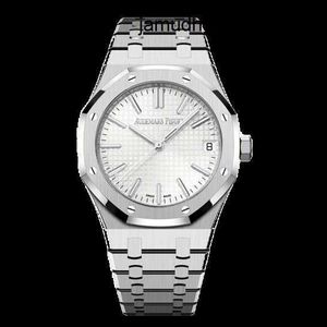 Montre Movement Watches AP Watch Royal Oak Series 15510ST Precision Steel White Plate Herrenmode Freizeit Business Sportuhr World Luxury Watch Komplettset