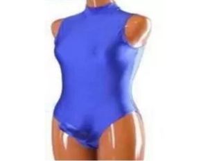 New Style Catsuit Costumes mens Lycar Spandex Bodysuit OnePiece Swimsuit Leotard with Penis Sheath1985063