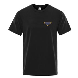 Wysokiej jakości męskie designerskie t -shirt kobiety solidny kolor krótki rękaw z nadrukiem O.