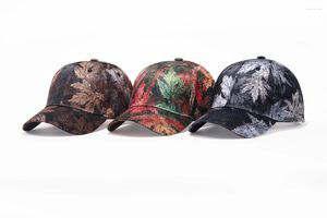 Czapki kulkowe pozostawia kolorową czapkę baseballową Regulowaną Snapback Hat Design Sport Hip Hop Outdoor Travel Travel Męska moda moda