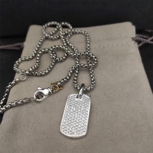 Dy Designer-Halskette, Herz-Schmuck, vergoldetes Silber, Gold-Halsketten, Damen-Kette, Buchstaben-Anhänger, Diamant, Herren-Schmuck, Charm-Halskette, klassisches Vater-Geschenk, ZH139 G4