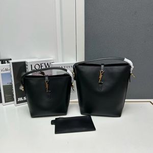 Designväska äkta läder mode axelväskor högkvalitativa kvinnor handväska le 5 a 7 smidiga hobo rose väska casual mocka totes väska underarm handväska shopping plånbok