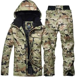 Giacche da sci Cappotto da sci da uomo039s Tuta da sci Giacca invernale Pantaloni da snowboard traspiranti impermeabili Pantaloni da montagna caldi da donna all'aperto9786616