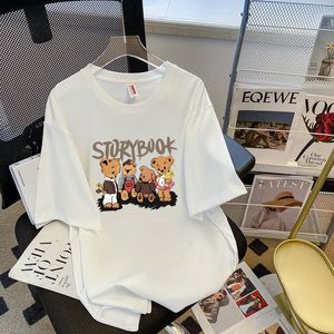 Designer tees tshirt sommar mode mens kvinnor t skjortor korta ärm toppar tryck bomull tshirts kvinnor kläder casual överdimensionerade hiphop kvinnor tshirts plus storlek 5xl