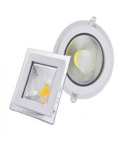 Dimmable 5w 10w 15w LED COB Down Lights Glass Round Square recessed downlights LED Ceiling Panel Spotlights led retrofit lighting 4555701