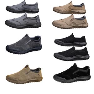 Men's shoes, spring new style, one foot lazy shoes, comfortable and breathable labor protection shoes, men's trend, soft soles, sports and leisure shoes softer 42