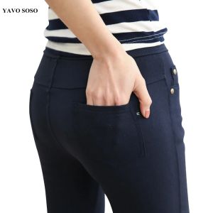 Capris Yavo Soso New Style High Quality Autumn Winter Pants Women Leggings Elastic Plus Size 6XL女性パンツ