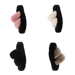 2024 men women designer slippers slides sliders black white pink grey GAI mens womens slipper indoor winter snow outdoor slide15610