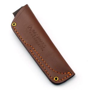 1 PC First Layer Cowhide Leather Small Straight Knife Scabbard Sheath for Bushraft RAY MEARS Nordic Outdoor Case Holster Cover 240220