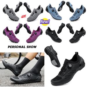 designer Cyclzing Shoes Men Sports Dirt Road Bike Shoes Flat Speed Cycling Sneakers Flats Mountain Bicycle Footwear SPD Cleats Shoes 36-47 GAI