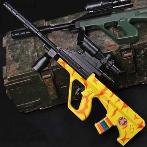 おもちゃ銃8月の水銃銃銃の銃の射撃男の子モデルのためのピストルライフルスナイパーCS戦闘撮影ゲームバースデープレゼント240306