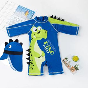 Mayo Yaz Çocuk Çocuk Dinozor OnePiece Mayo Mayo UV Güneş Koruma Yüzme Kostüm Mayo Kıyafet Kıyafet Koreli Bebek Güneş Koruyucu