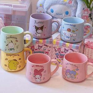 日本のカラーボックスYugui Dog Kulomi Ceramic Cup Oatmeal Breakfast Cup Water Cup