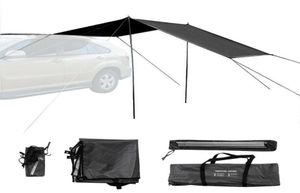 Tendas e abrigos Auto Canopy Tent Roof Top para SUV Car Outdoor Camping Travel Beach Sun Shade2895025