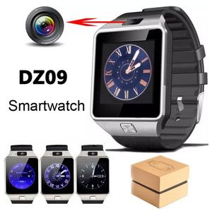 DZ09 Akıllı İzleme GT08 Saatler Bilek Bant Android Watch Smart Sim Akıllı GSM Cep Telefonu Uyku Devlet Akıllı Saati Perakende PA6346182