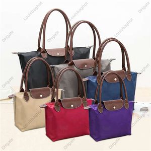 2024 Nylon Shopping Oxford Cloth One Shoulder Foldable Storage Waterproof Beach Dumpling Bag Handbag Classic Ladies Bags