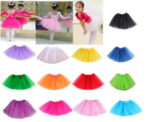 13 cores disponíveis querida usar bebê meninas tutu saias chiffon bebê bailarina saia presente de natal doces cores 9261678