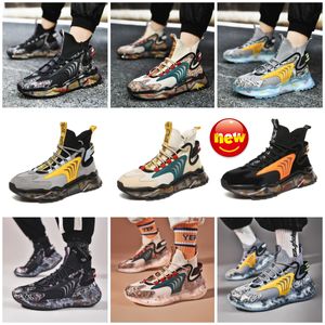 Scarpe da ginnastica GAI Outdoor Scarpe da uomo Scarpe da trekking Sportive Scarpe da allenamento resistenti all'usura Sneaker comode ventilate con piattaforma alta nere bianche traspiranti