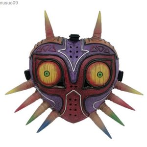 Máscaras de designer Máscara de Halloween de Zelda Assustador Máscara facial realista Meizula Wilderness Breath Cosplay Máscara Adultos Personalidade Látex Traje Adereços