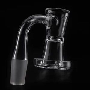 85mm high Full Weld Seamless Bucket Vortex Beveled Edge Terp Slurper Smoking Quartz Banger With Glass Marble Ruby Quartz Pillars For Dab ZZ