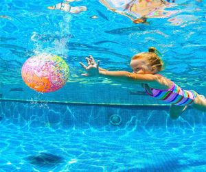 Воздушные шары из ПВХ, игрушки для бассейна, мяч, подводная игра, наполненный водой воздушный шар, украшения для вечеринок, украшения на день рождения G77795778
