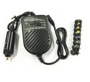 Universal DC 80W Car Auto Charger Power Supply 15V24V Adapter Set för bärbar datorn anteckningsbok med 8 löstagbara pluggar Belister Packaging 8236799