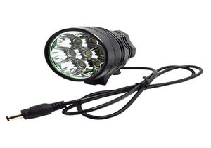 Wasafire 10000 lumen cykelljus 7* T6 LED -cykelljus MTB strålkastarcyklinghuvudlampa med 18650 batteripaket + laddare 2011114947141