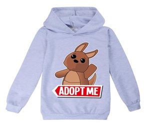 Adopt Me Animal Cartoon Bluies for Teen Girls Kids Spring Hooded Bluza Baby Boys Fashion Squirlover Sudaderas 2011265441348