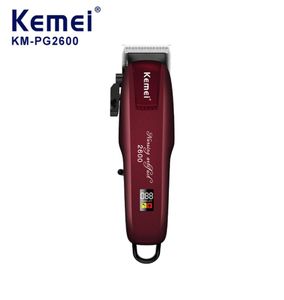 Kemei KM-PG2600 professional fades for men blending hair clipper cord cordless electric cutter machine rechargeable VS 26002765348