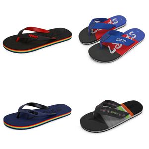 slippers spring summer red black pink green yellow blue brown mens low top breathable soft sole shoes flat men GAI-345