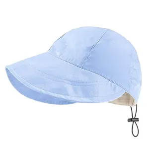 Beralar Yaz Ayarlanabilir Katlanabilir Geniş Brim Fisherman Cap Beach Sun Şapka Kovası