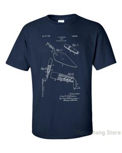 T-shirts Bricklaying Mason Brickie Builders Trowel Patent Blueprint Tshirt Cotton Casual Men T Shirt Women's Tee Shirts Tops