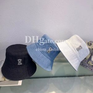 Tasarımcı Fisherman Hat Luxury Pırlanta Mektup Şapka İlkbahar Yaz Unisex Hat Golf Top Kapağı Açık Seyahat Güneş Koruma Kapağı