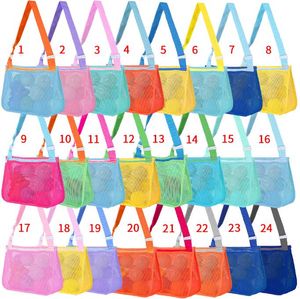 Children Sand Away Tote bags Protable Mesh Bag Kids Toys Storage Bags Swimming Large Beach Bag for Towels Women Cosmetic Makeup Bag